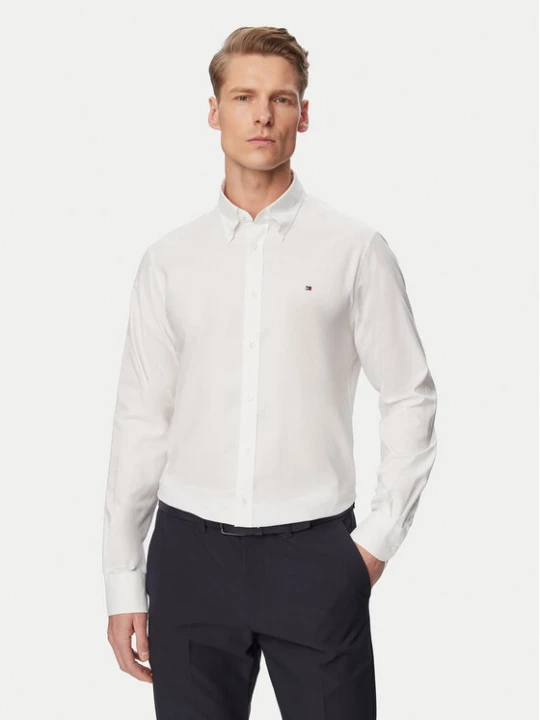 Zdjęcie produktu Tommy Hilfiger Koszula MW0MW38658 Biały Slim Fit