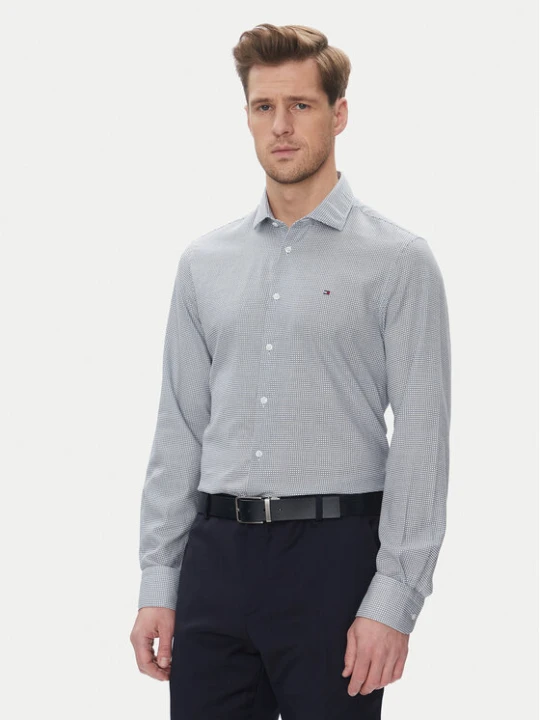 Zdjęcie produktu Tommy Hilfiger Koszula MW0MW39281 Niebieski Slim Fit