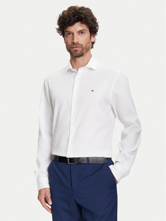 Zdjęcie produktu Tommy Hilfiger Koszula MW0MW39573 Biały Slim Fit