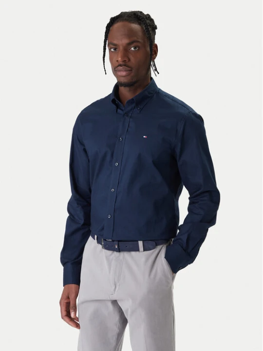 Zdjęcie produktu Tommy Hilfiger Koszula MW0MW40529 Granatowy Regular Fit