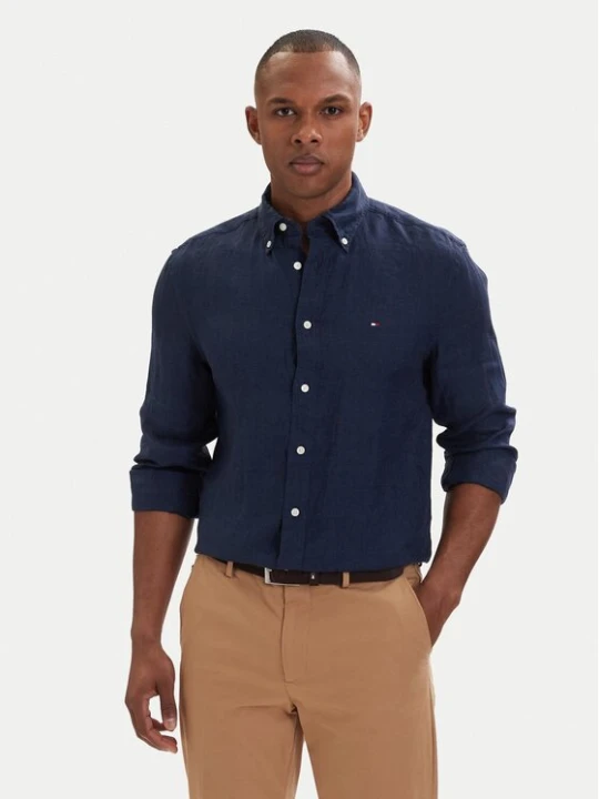 Zdjęcie produktu Tommy Hilfiger Koszula MW0MW41530 Granatowy Regular Fit