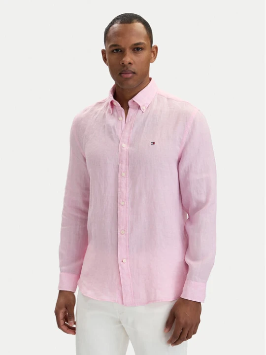 Zdjęcie produktu Tommy Hilfiger Koszula MW0MW41530 Różowy jasny Regular Fit