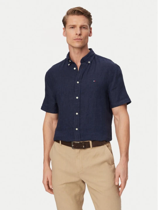 Zdjęcie produktu Tommy Hilfiger Koszula MW0MW41531 Granatowy Regular Fit
