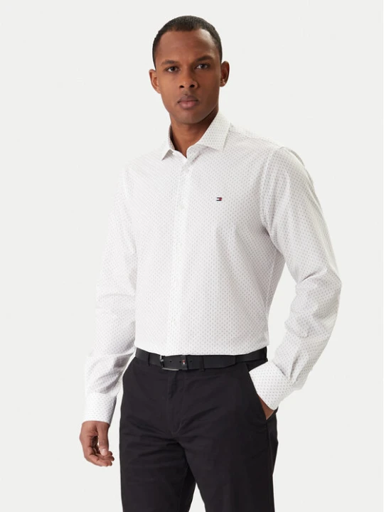 Zdjęcie produktu Tommy Hilfiger Koszula MW0MW41660 Biały Slim Fit