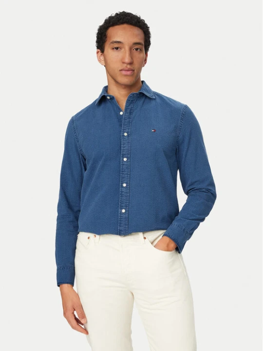 Zdjęcie produktu Tommy Hilfiger Koszula MW0MW42417 Niebieski Regular Fit