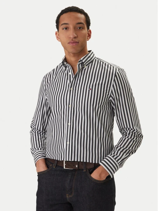 Zdjęcie produktu Tommy Hilfiger Koszula MW0MW42440 Czarny Regular Fit