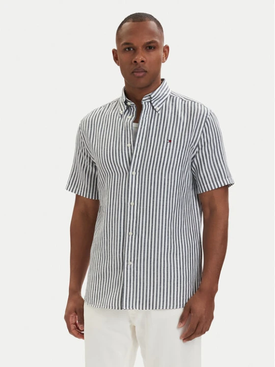 Zdjęcie produktu Tommy Hilfiger Koszula MW0MW42449 Niebieski Regular Fit