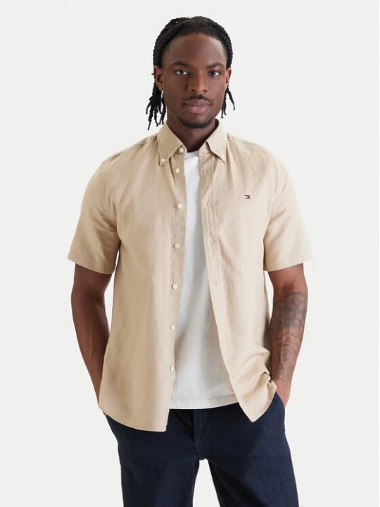 Zdjęcie produktu Tommy Hilfiger Koszula MW0MW42450 Beżowy Regular Fit