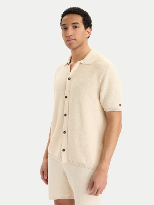 Zdjęcie produktu Tommy Hilfiger Koszula MW0MW42796 Kremowy Regular Fit
