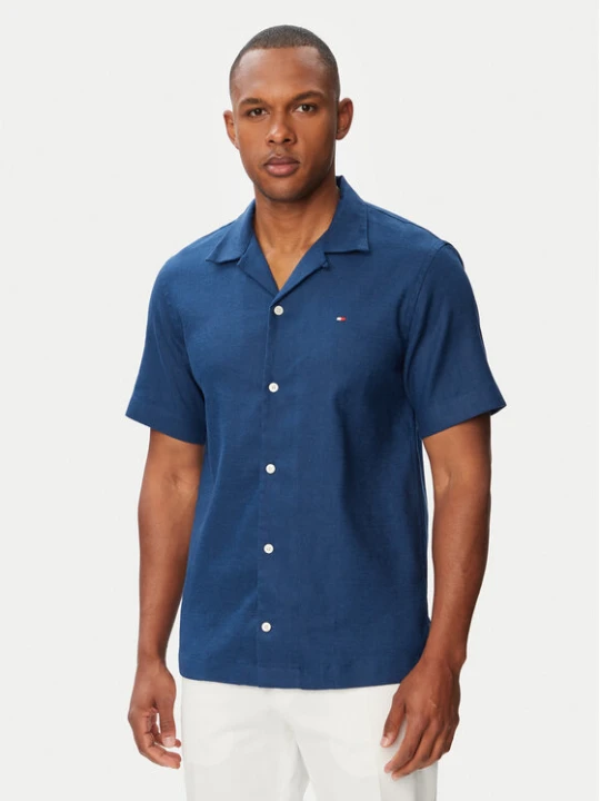 Zdjęcie produktu Tommy Hilfiger Koszula MW0MW43090 Niebieski Regular Fit