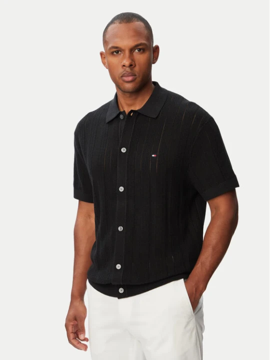 Zdjęcie produktu Tommy Hilfiger Koszula MW0MW43249 Czarny Regular Fit