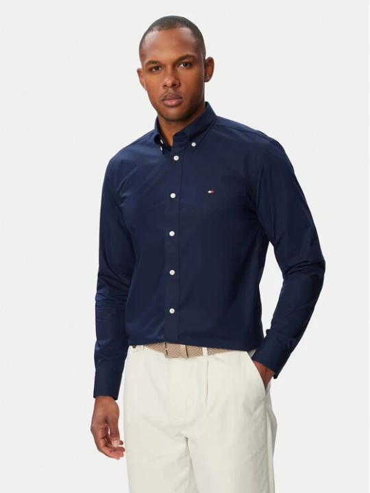 Zdjęcie produktu Tommy Hilfiger Koszula MW0MW43429 Granatowy Regular Fit