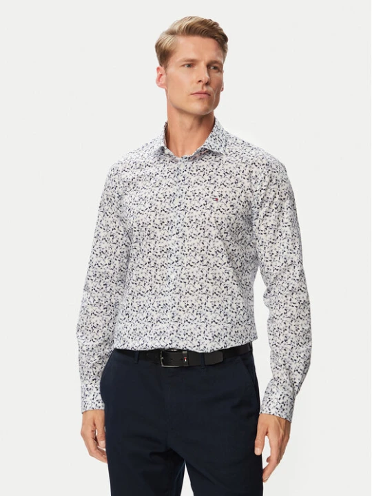 Zdjęcie produktu Tommy Hilfiger Koszula MW0MW43753 Biały Slim Fit