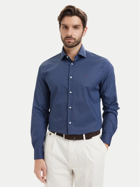 Zdjęcie produktu Tommy Hilfiger Koszula MW0MW43756 Granatowy Regular Fit