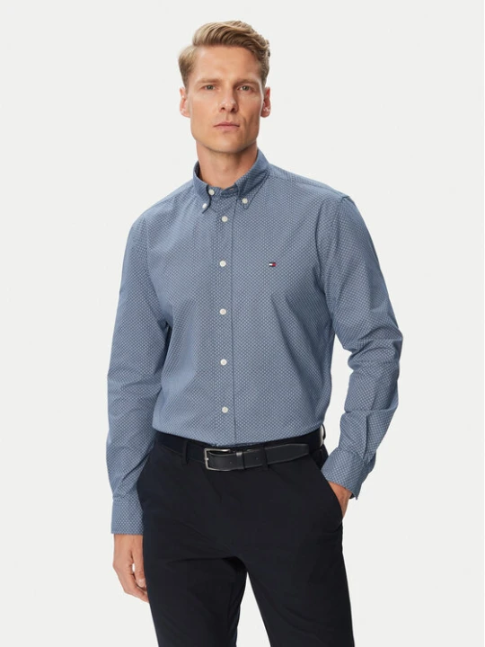 Zdjęcie produktu Tommy Hilfiger Koszula MW0MW44580 Niebieski Regular Fit