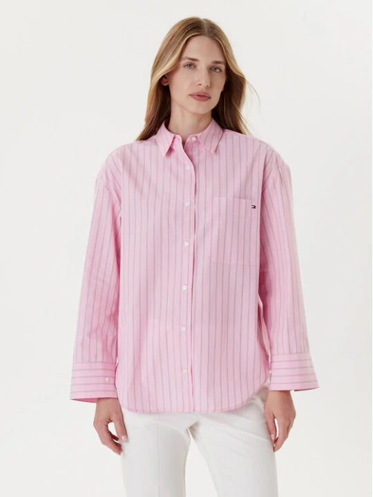 Zdjęcie produktu Tommy Hilfiger Koszula New Easy WW0WW45892 Różowy Relaxed Fit
