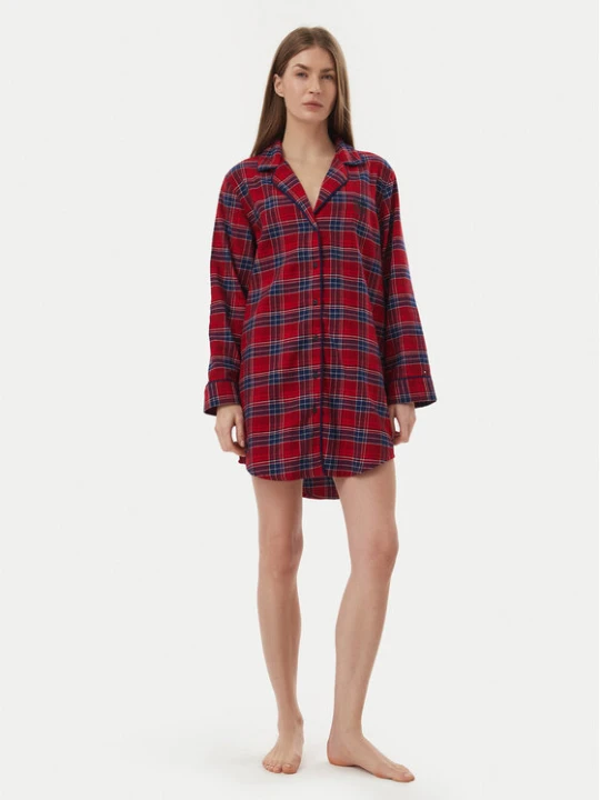 Zdjęcie produktu Tommy Hilfiger Koszula nocna UW0UW06598 Kolorowy Relaxed Fit