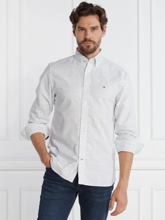 Zdjęcie produktu Tommy Hilfiger Koszula OXFORD DOT PRINT RF | Regular Fit biały