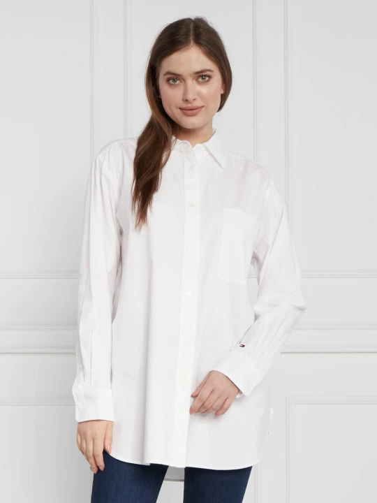 Zdjęcie produktu Tommy Hilfiger Koszula OXFORD LS | Oversize fit biały