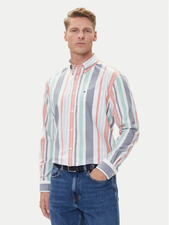 Zdjęcie produktu Tommy Hilfiger Koszula Oxford Regatta MW0MW39476 Kolorowy Regular Fit