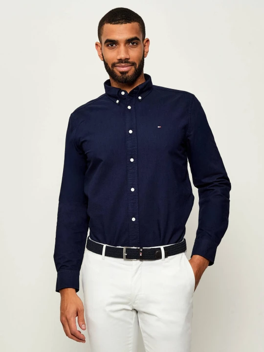 Zdjęcie produktu Tommy Hilfiger Koszula Oxford | Regular Fit granatowy