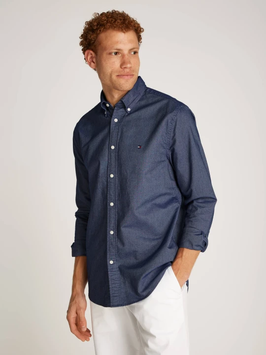 Zdjęcie produktu Tommy Hilfiger Koszula OXFORD | Regular Fit granatowy