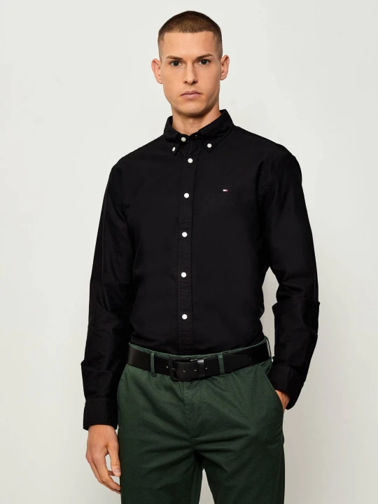 Zdjęcie produktu Tommy Hilfiger Koszula OXFORD | Regular Fit czarny
