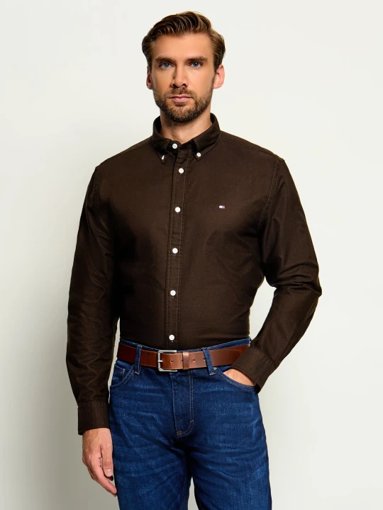Zdjęcie produktu Tommy Hilfiger Koszula Oxford | Regular Fit brązowy