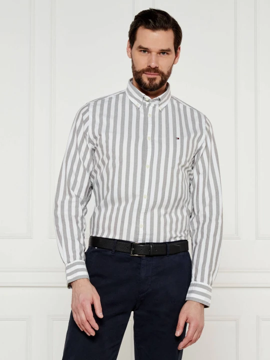 Zdjęcie produktu Tommy Hilfiger Koszula OXFORD | Slim Fit szary