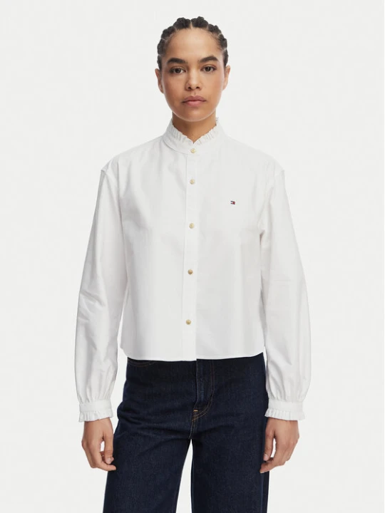 Zdjęcie produktu Tommy Hilfiger Koszula Oxford WW0WW48914 Biały Boxy Fit