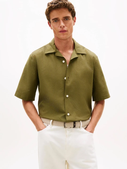 Zdjęcie produktu Tommy Hilfiger Koszula PERFORMANCE | Regular Fit zielony
