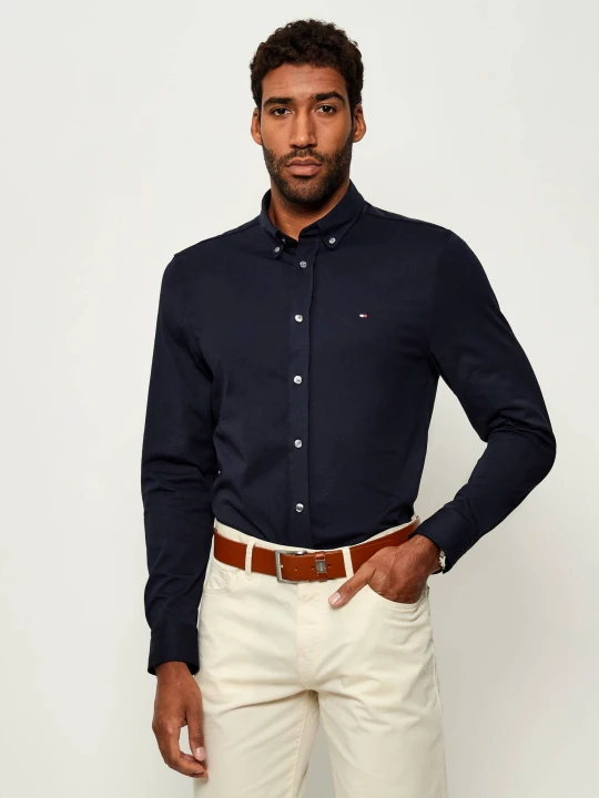 Zdjęcie produktu Tommy Hilfiger Koszula Perfomance | Slim Fit granatowy