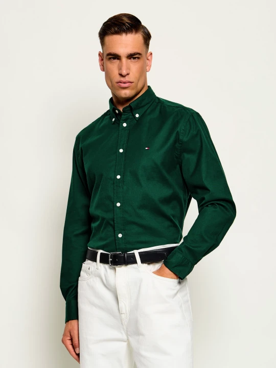 Zdjęcie produktu Tommy Hilfiger Koszula | Regular Fit butelkowa zieleń