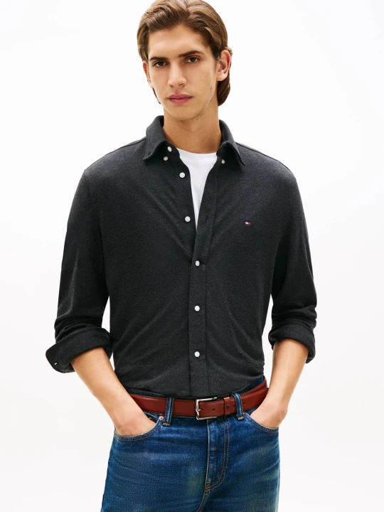 Zdjęcie produktu Tommy Hilfiger Koszula | Regular Fit | pique czarny