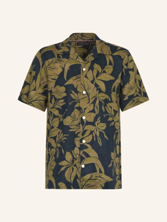 Zdjęcie produktu Tommy Hilfiger Koszula Resortowa Regular Fit Z Lnu blau