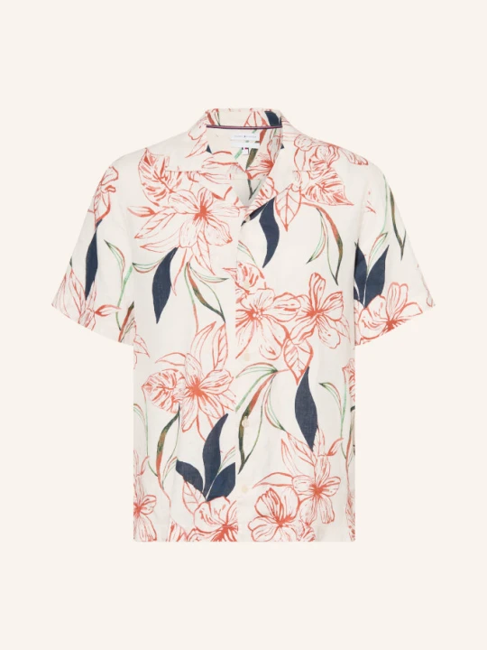 Zdjęcie produktu Tommy Hilfiger Koszula Resortowa Regular Fit Z Lnu weiss biały