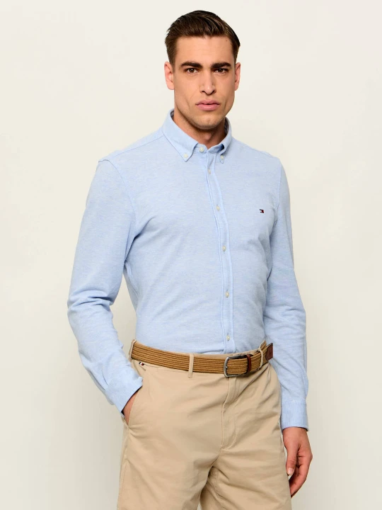 Zdjęcie produktu Tommy Hilfiger Koszula | Slim Fit | pique błękitny
