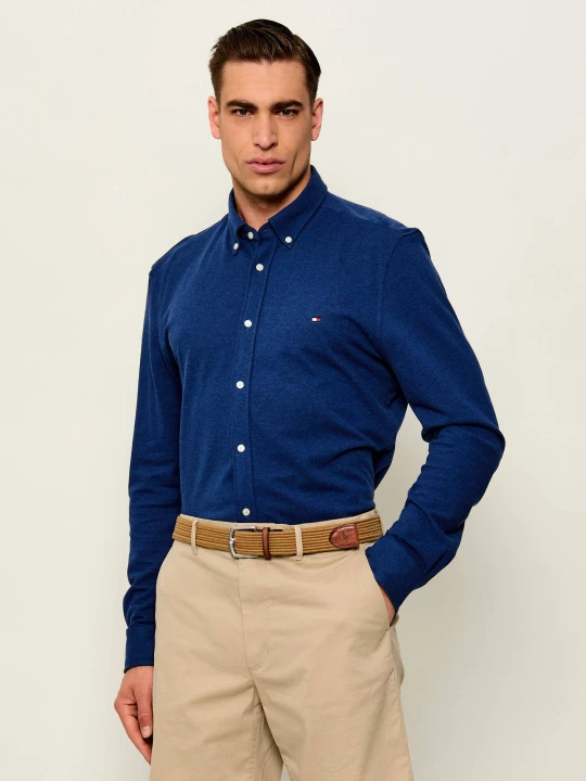 Zdjęcie produktu Tommy Hilfiger Koszula | Slim Fit | pique granatowy
