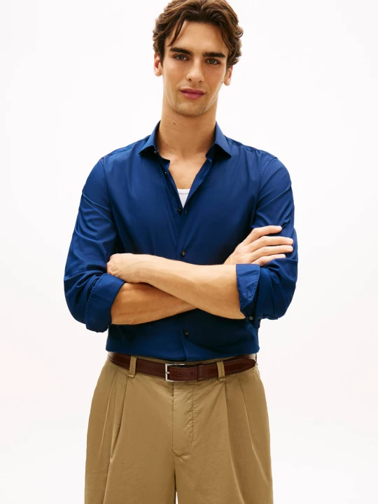 Zdjęcie produktu Tommy Hilfiger Koszula | Slim Fit | stretch granatowy