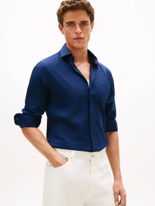 Zdjęcie produktu Tommy Hilfiger Koszula | Slim Fit | stretch granatowy