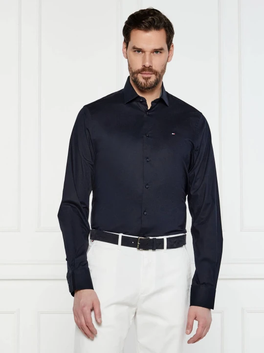 Zdjęcie produktu Tommy Hilfiger Koszula | Slim Fit | stretch granatowy