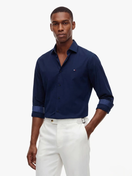 Zdjęcie produktu Tommy Hilfiger Koszula | Slim Fit | stretch granatowy