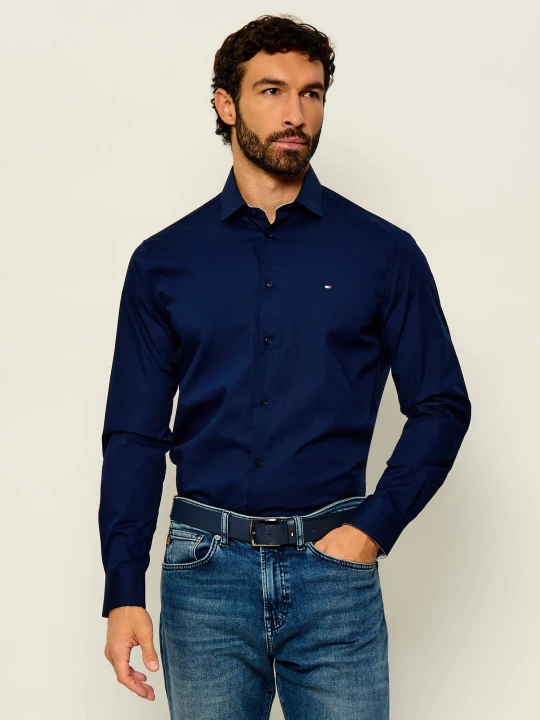 Zdjęcie produktu Tommy Hilfiger Koszula | Slim Fit | stretch granatowy