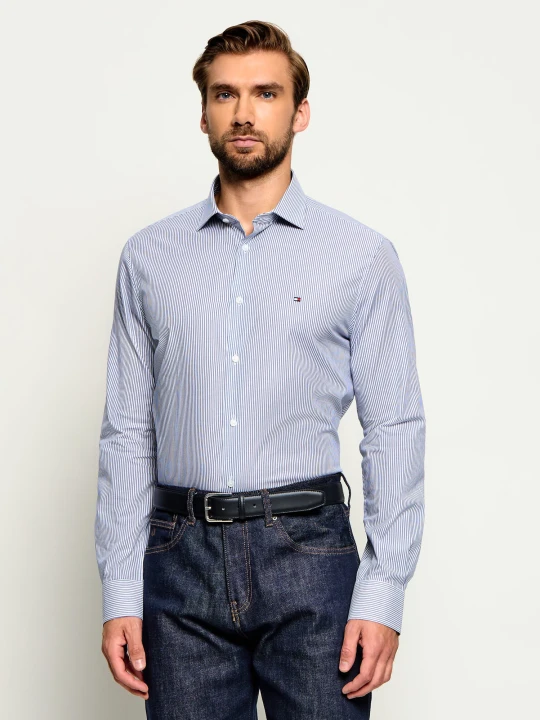 Zdjęcie produktu Tommy Hilfiger Koszula | Slim Fit | stretch niebieski