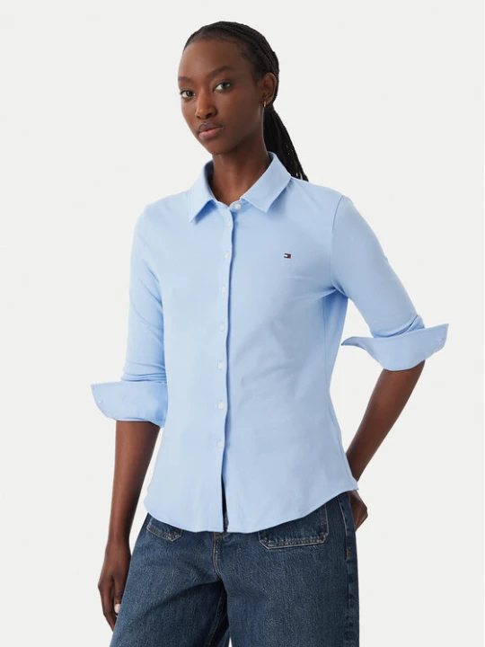 Zdjęcie produktu Tommy Hilfiger Koszula WW0WW43528 Niebieski Slim Fit