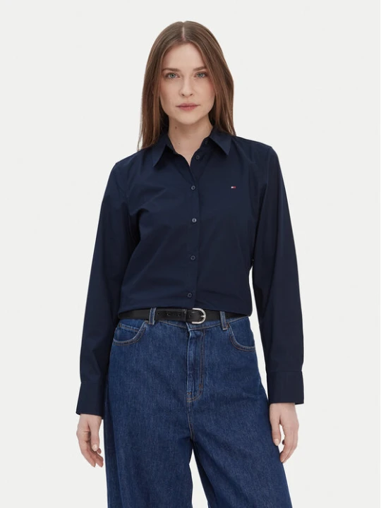 Zdjęcie produktu Tommy Hilfiger Koszula WW0WW43577 Granatowy Regular Fit