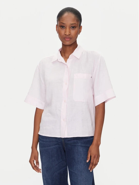 Zdjęcie produktu Tommy Hilfiger Koszula WW0WW44720 Różowy Relaxed Fit