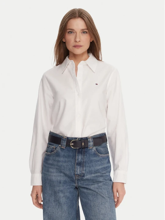Zdjęcie produktu Tommy Hilfiger Koszula WW0WW46111 Biały Relaxed Fit