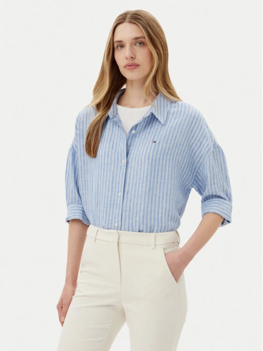 Zdjęcie produktu Tommy Hilfiger Koszula WW0WW46169 Niebieski Loose Fit
