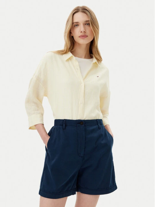 Zdjęcie produktu Tommy Hilfiger Koszula WW0WW46169 Żółty Loose Fit